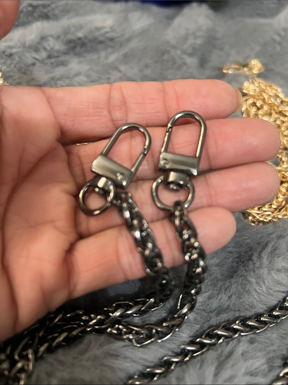 Purse Chain Gold / Silver / Black NEW retail: $15 - Picture 5 of 5